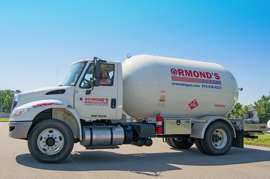 Ormond Energy delivery truck